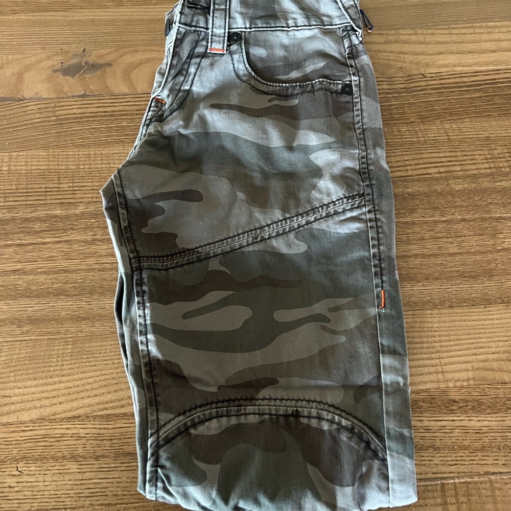 Mens True religion Camo Moto pants